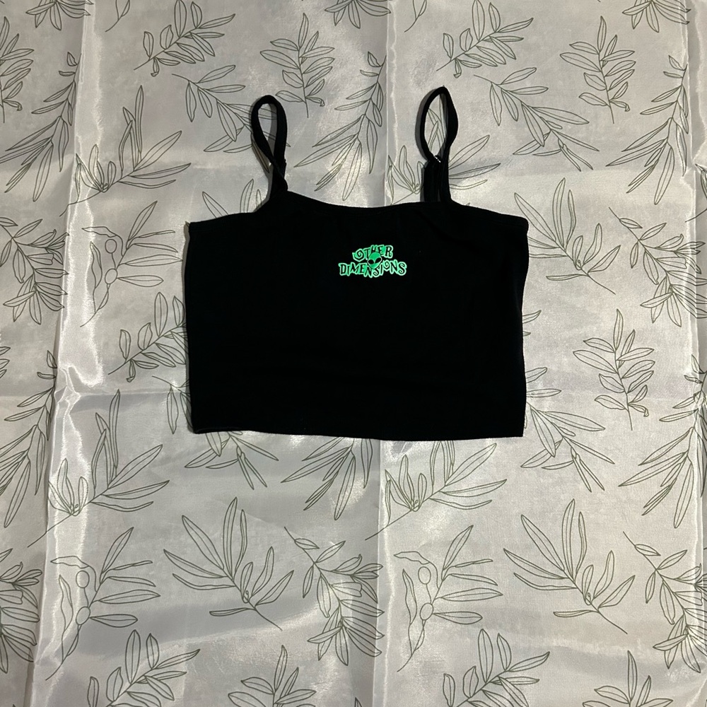 H&M other dimensions cami cropped tee